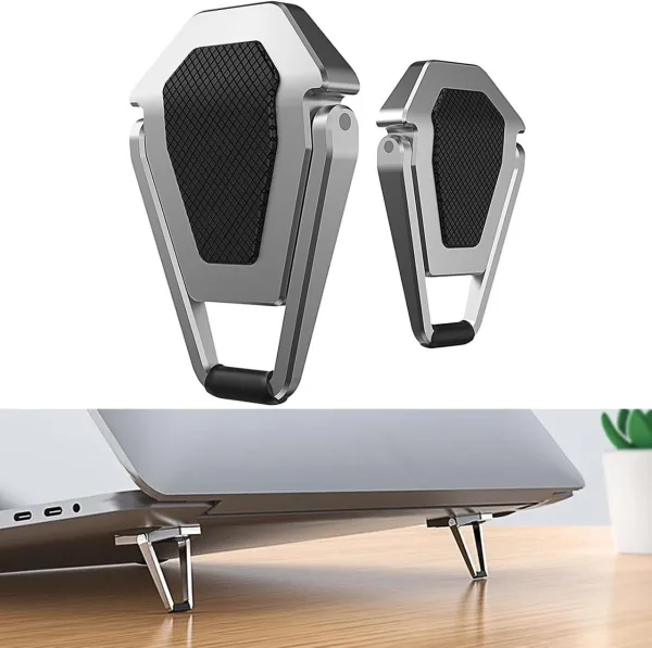 2 Pcs Laptop Stands, Portable Invisible Laptop Stand,Mini Laptop Stand Compatible with MacBook, Dell | 752