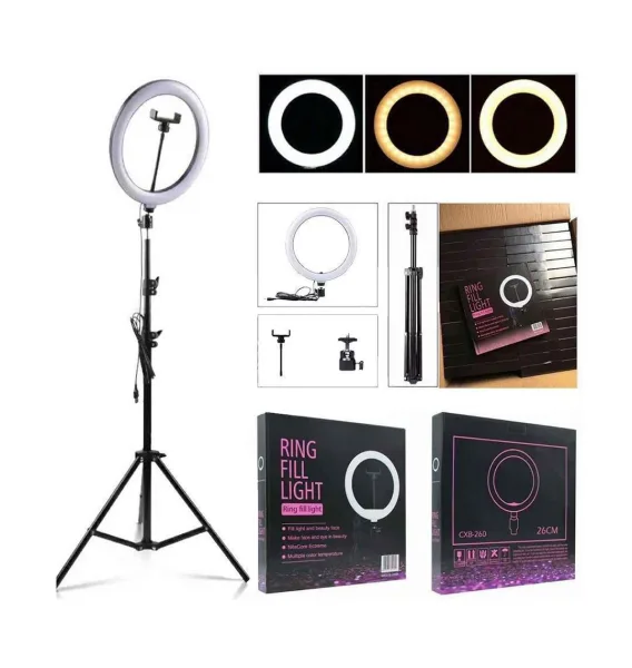2.1M/7ft Tripod Stand for Ring Light Photo Video Lighting Video Portrait With Ring Light | 416