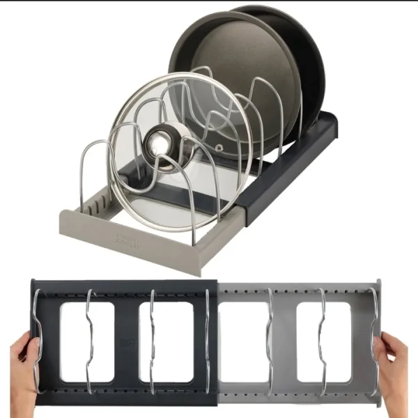 EXPANDING COOKWARE ORGANISING