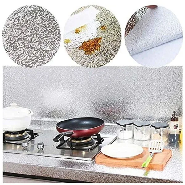 ALUMINIUM WATERPROOF FOIL STICKER KITCHEN 60CM*2M